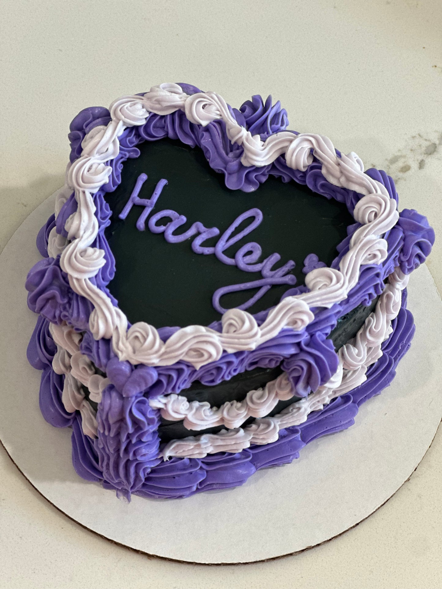 Custom Heart Shape Cake