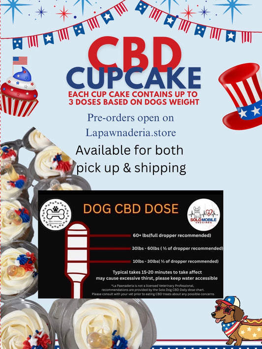 CBD cupcake