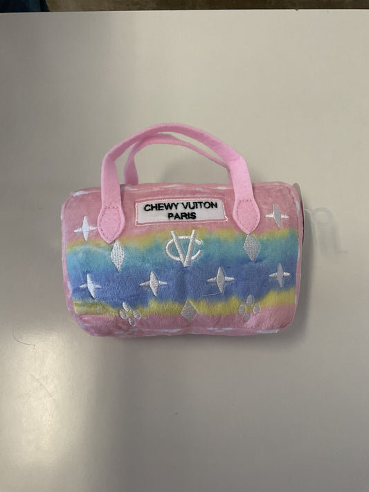 Chewy Vuitton Plush Toy Pink