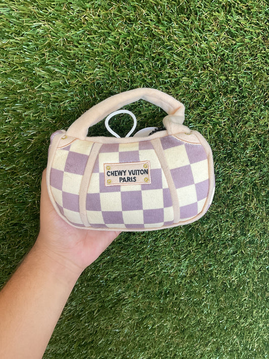 Chewy Vuitton Plush Toy Beige Yellow