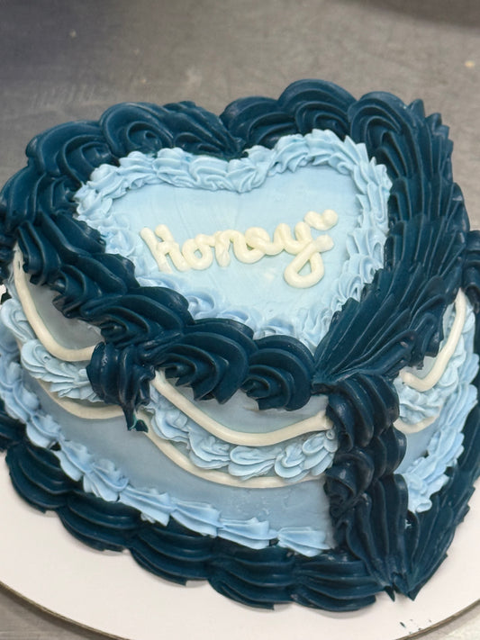 Custom Heart Shape Cake