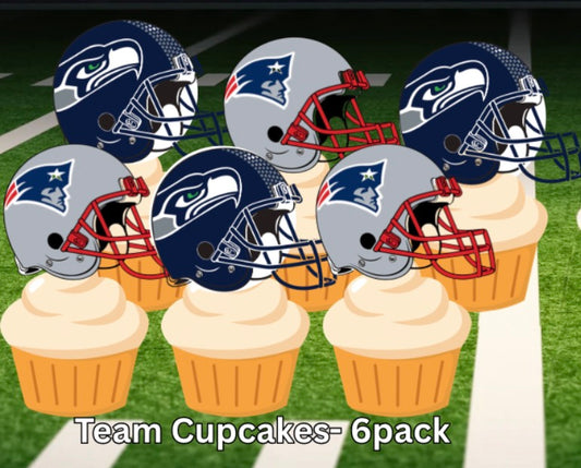 Team Cupcakes 6 pack